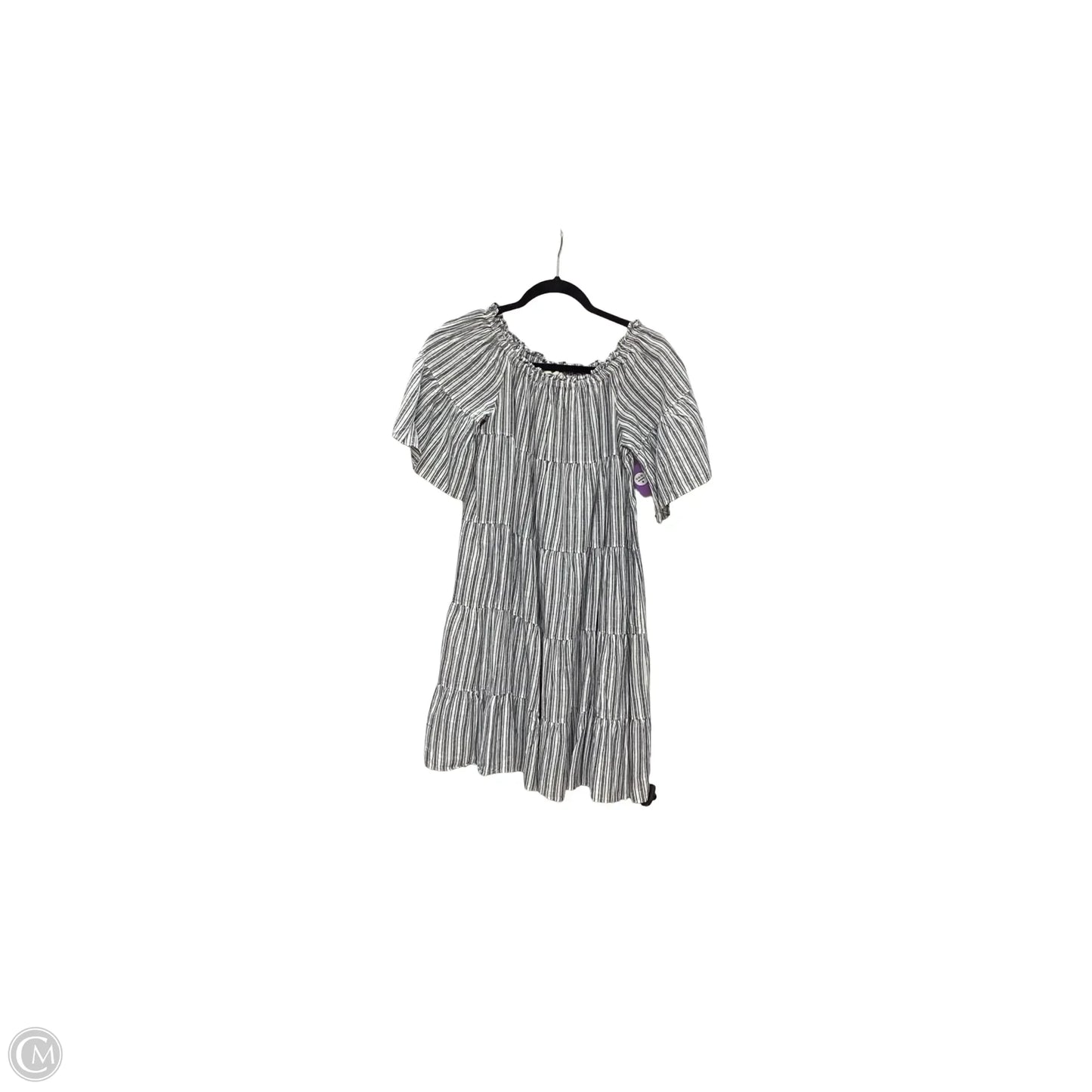 Dress Casual Short By Max Studio In Striped Pattern, Size: M