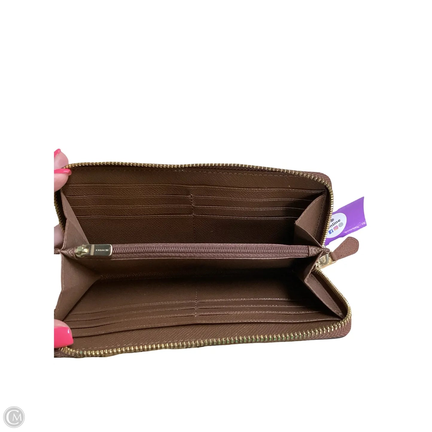 Wallet Designer By Coach, Size: Medium