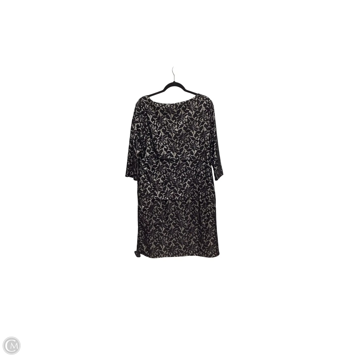 Dress Casual Short By Tahari In Black, Size: 16