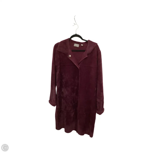 Coat Wool By Cyrus In Maroon, Size: Xl