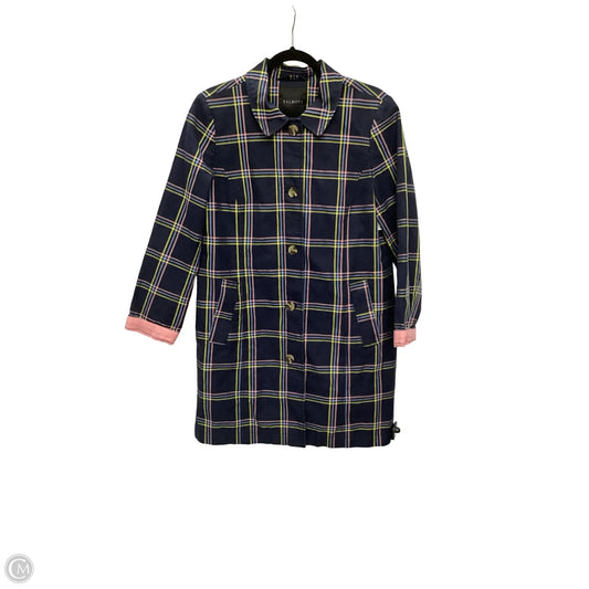 Coat Peacoat By Talbots In Plaid Pattern, Size: S