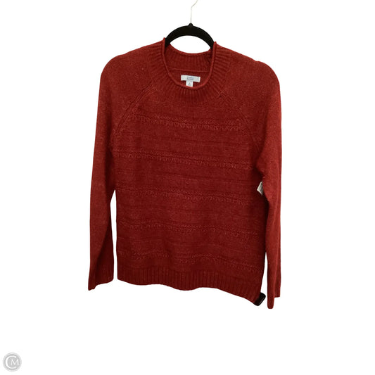 Sweater By Croft And Barrow In Red, Size: M