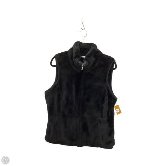 Vest Faux Fur & Sherpa By Croft And Barrow In Black, Size: Xl