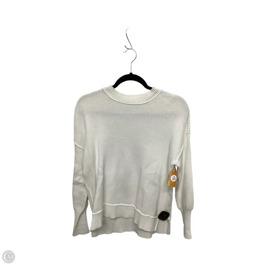 Sweater By Moon And Madison In White, Size: Xs