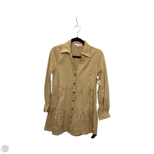 Dress Casual Short By Hyfve In Tan, Size: S