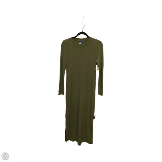 Dress Casual Maxi By Old Navy In Green, Size: Xs