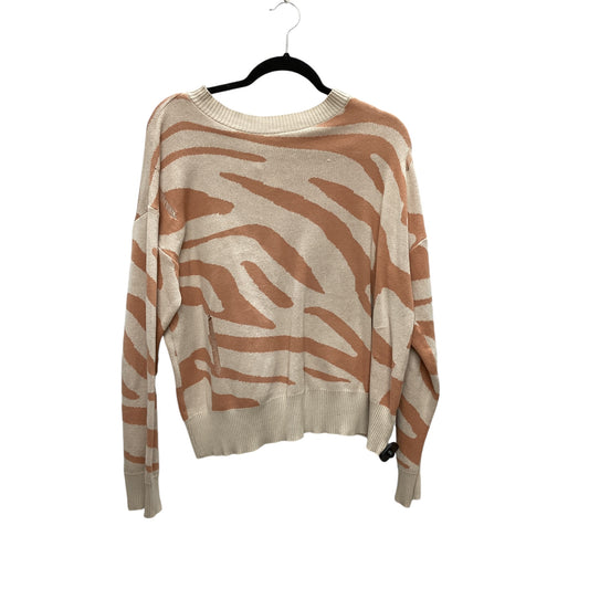 Top Long Sleeve By Fate In Tan, Size: L