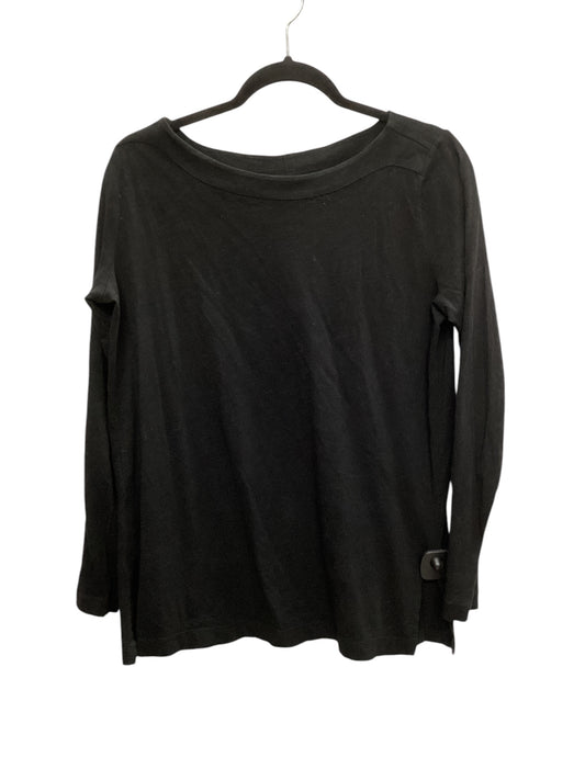 Top Long Sleeve Basic By Loft In Black, Size: M