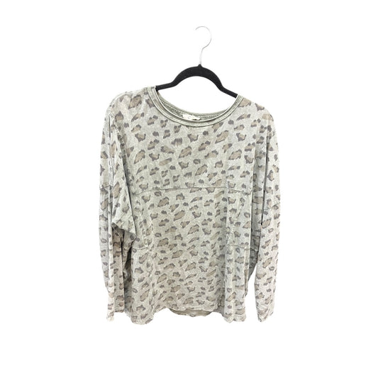 Top Long Sleeve By Easel In Green, Size: M