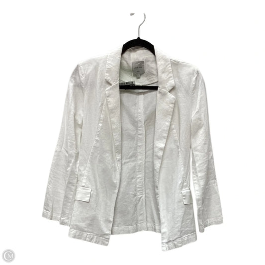 Blazer By Love Tree In White, Size: S