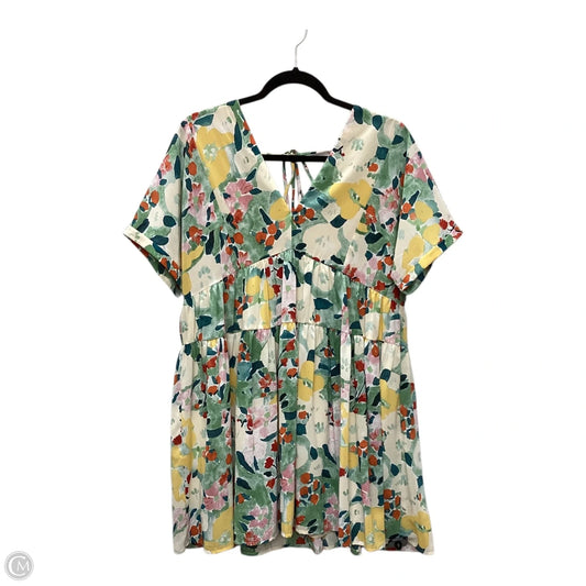 Dress Casual Midi By Entro In Floral Print, Size: S