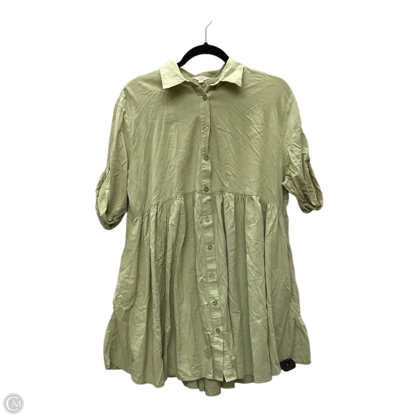 Dress Casual Midi By Easel In Green, Size: M