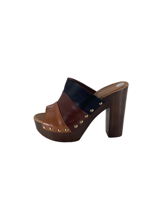 Sandals Heels Block By Olivia Miller  Size: 7