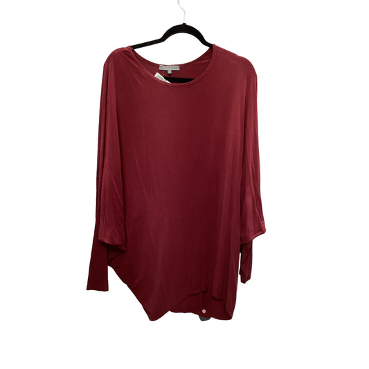 Top Long Sleeve Basic By Emmas Closet In Red, Size: M