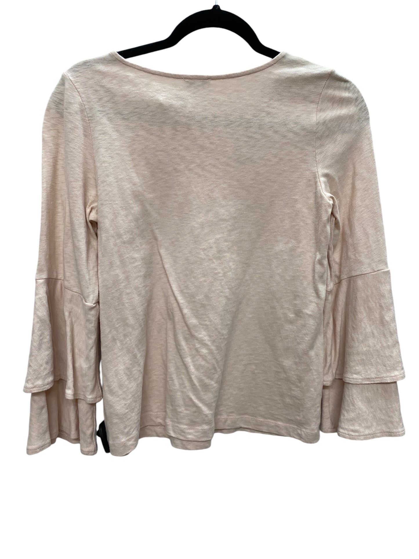 Top Long Sleeve By Ella Moss In Pink, Size: S