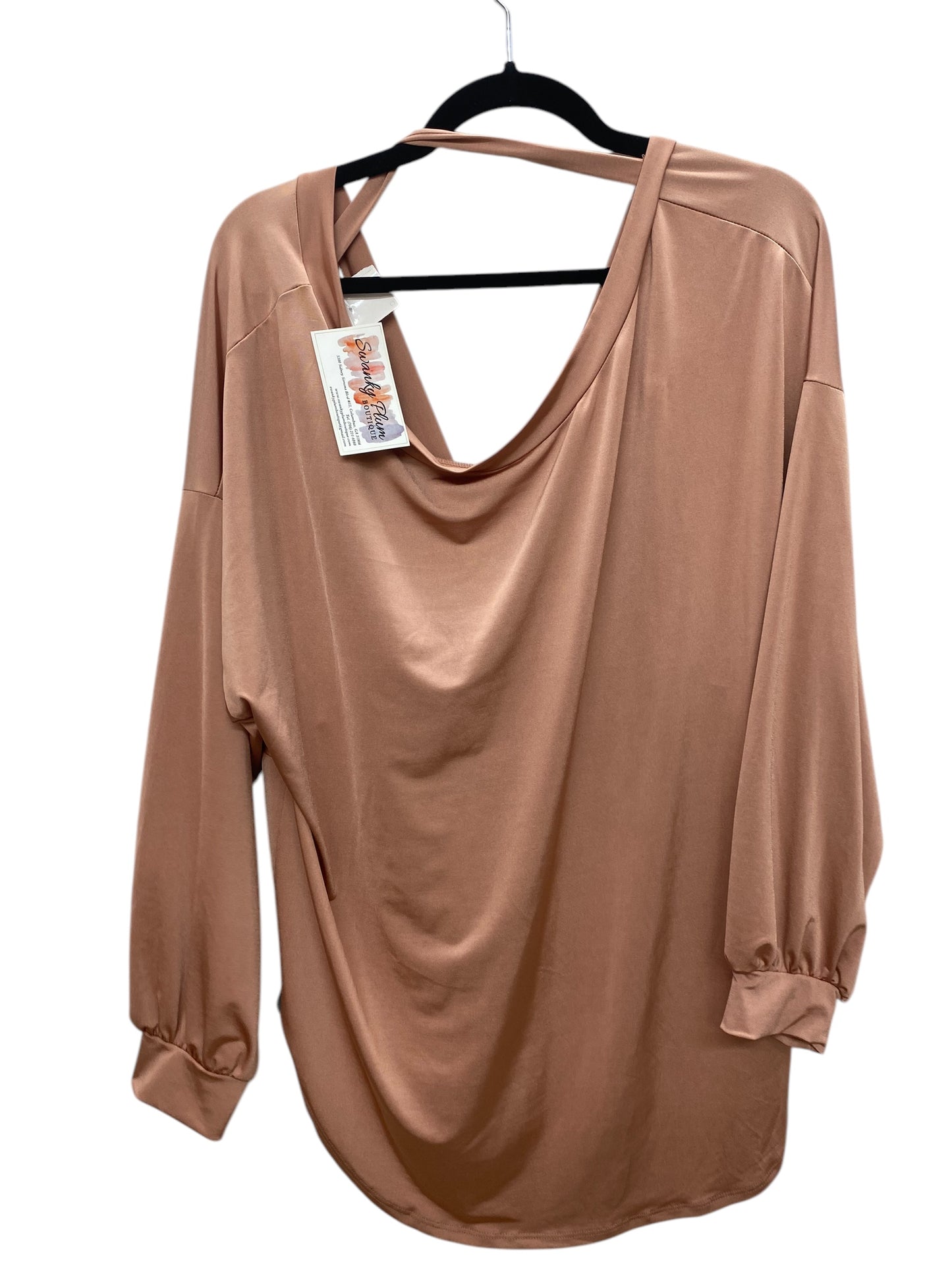 Top Long Sleeve By Adore In Pink, Size: M