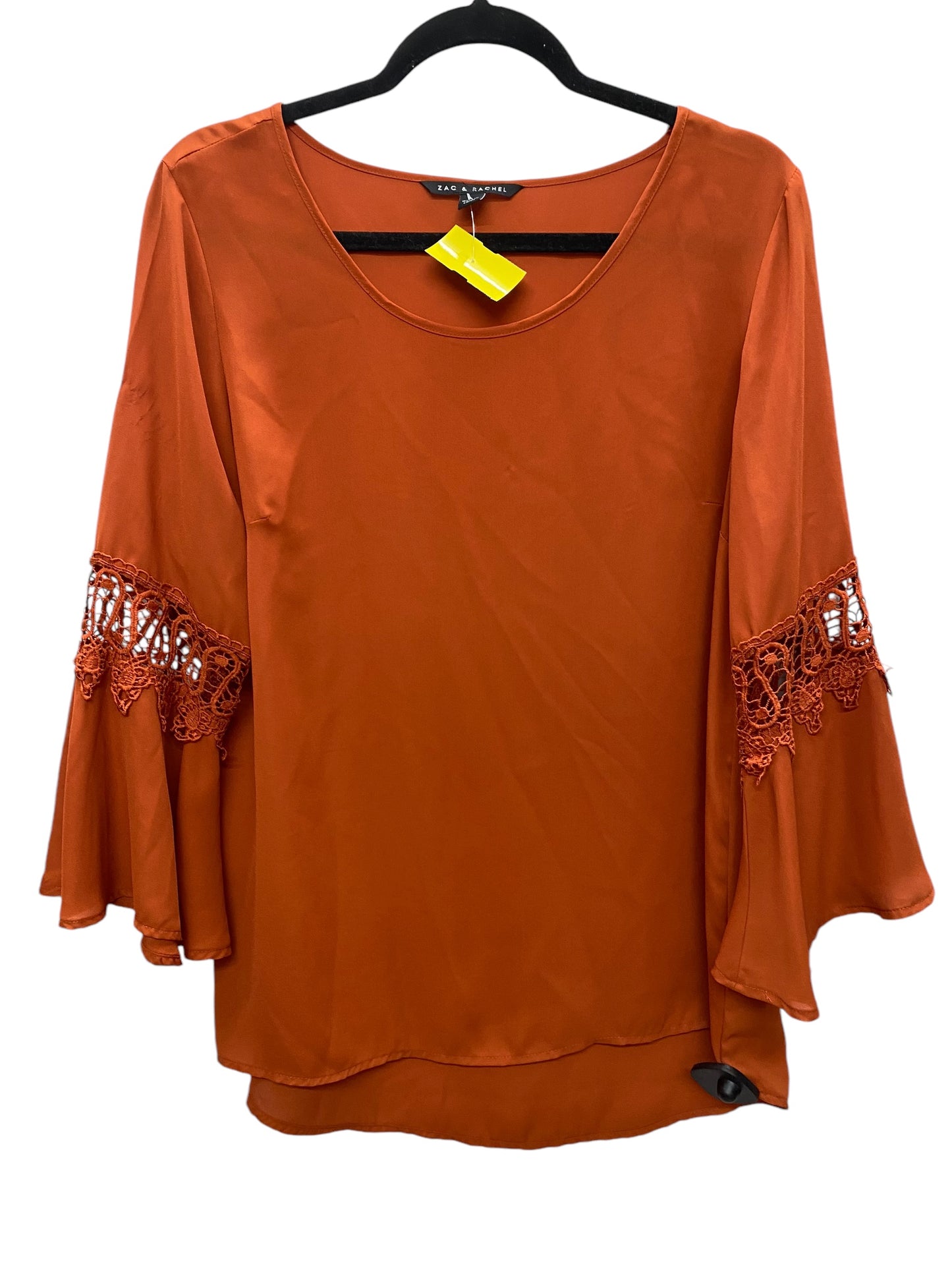 Top Long Sleeve Basic By Zac And Rachel In Orange, Size: L