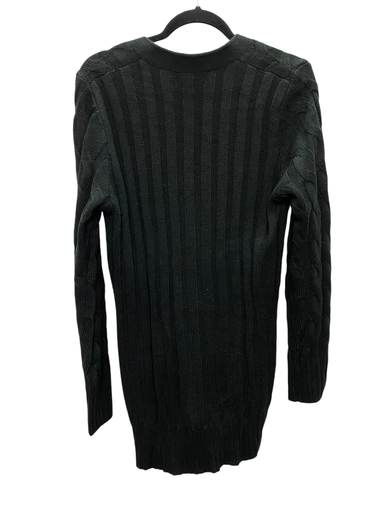 Sweater Cardigan By Clothes Mentor In Black, Size: M