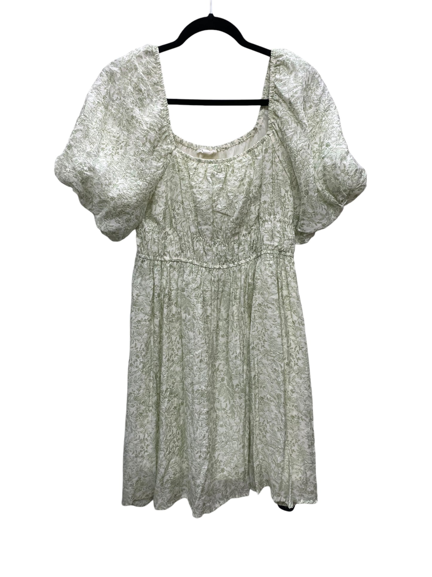 Dress Casual Midi By Clothes Mentor In Green, Size: L