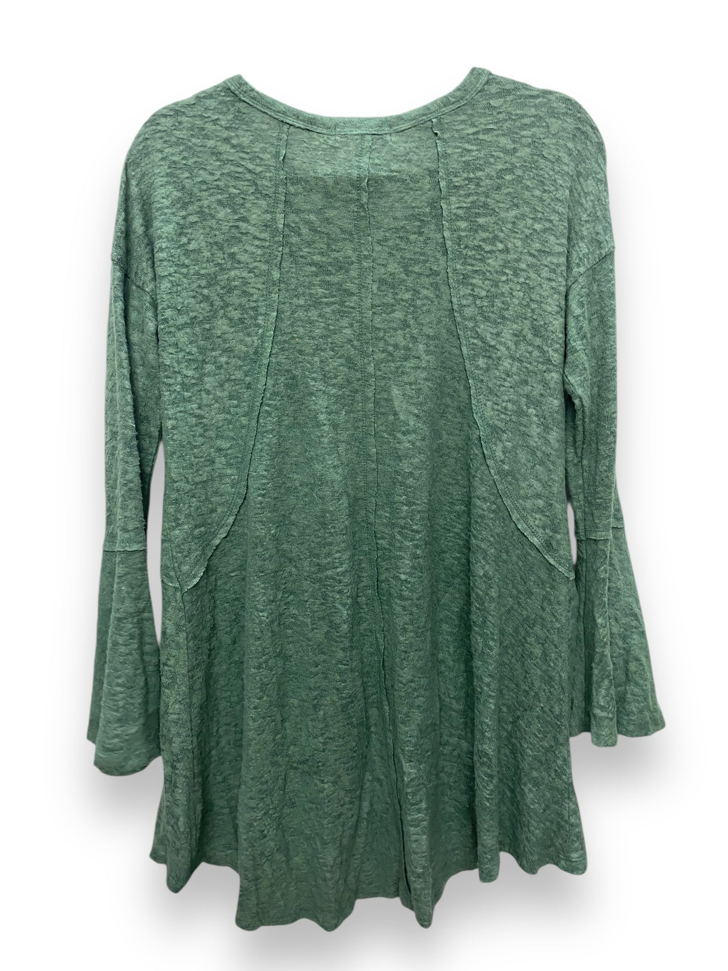 Top Long Sleeve Basic By Cherish In Green, Size: M