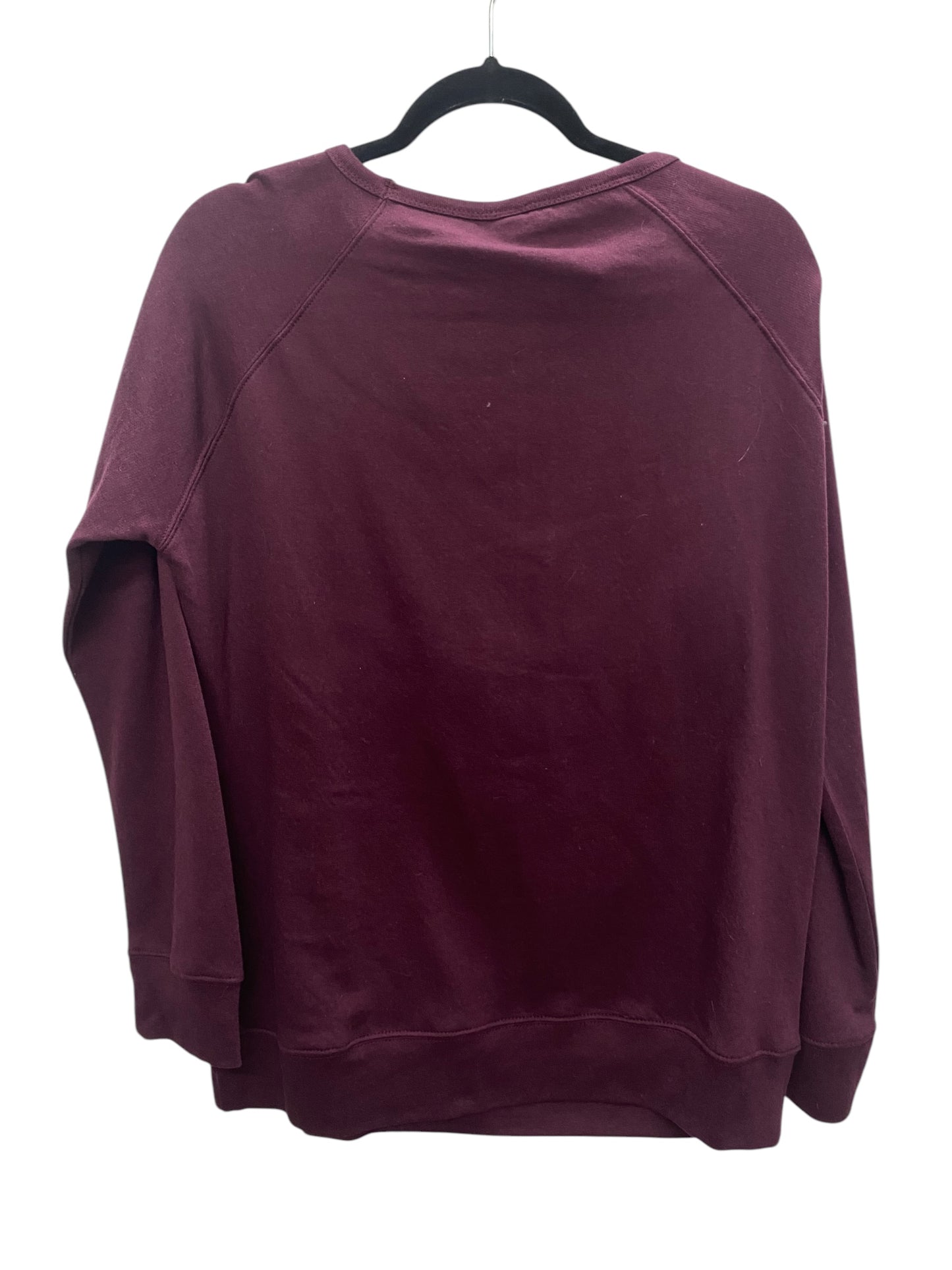 Top Long Sleeve Basic By Clothes Mentor In Purple, Size: Xl