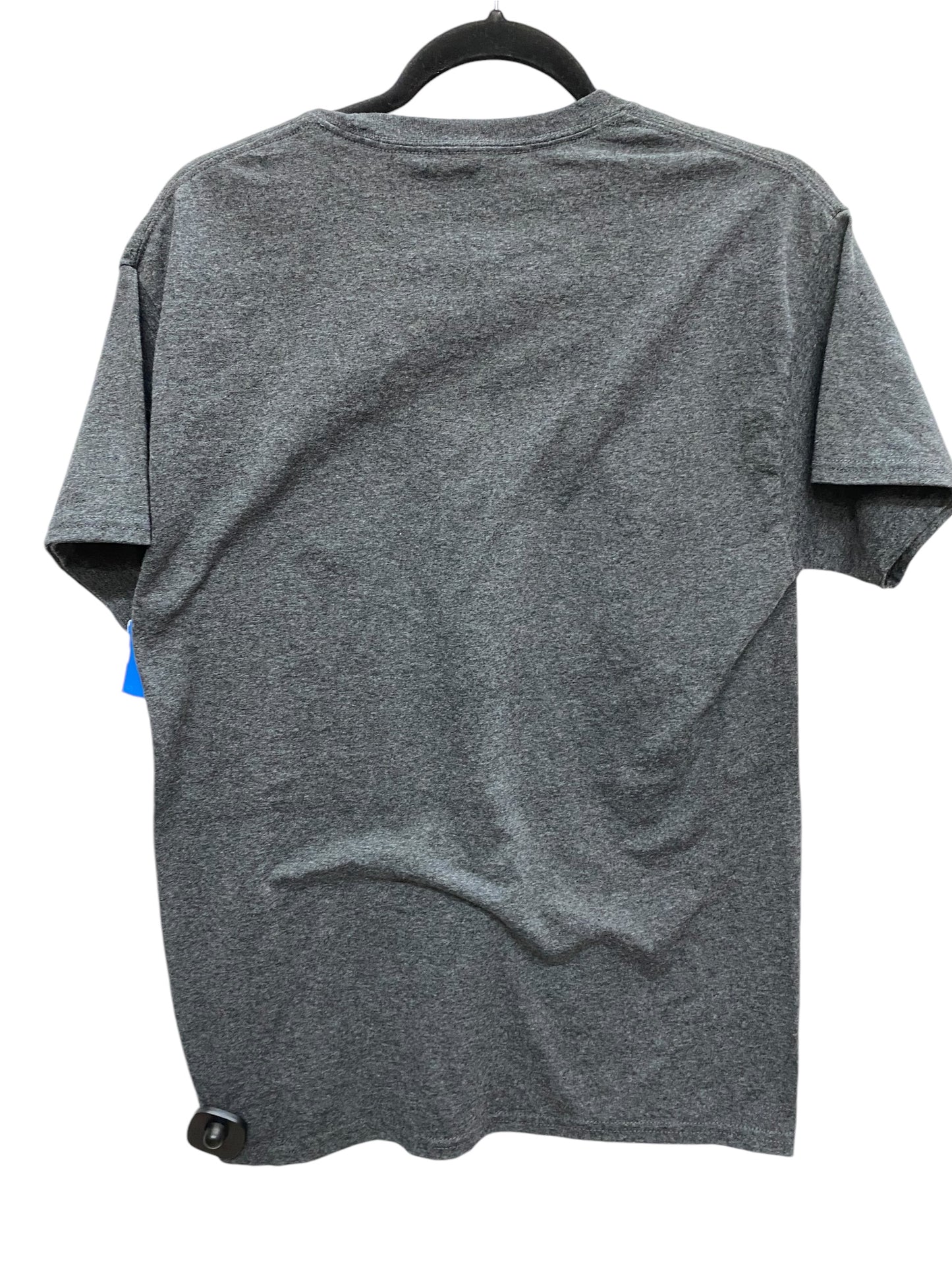 Top Short Sleeve Basic By Clothes Mentor In Grey, Size: L