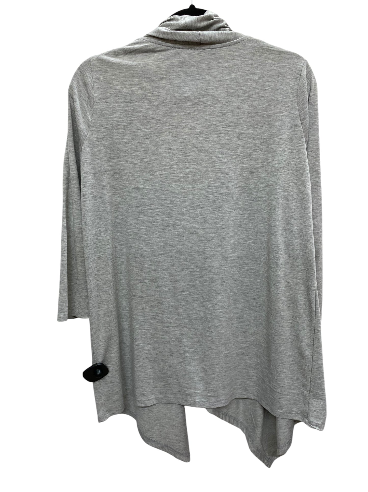 Cardigan By Clothes Mentor In Grey, Size: L