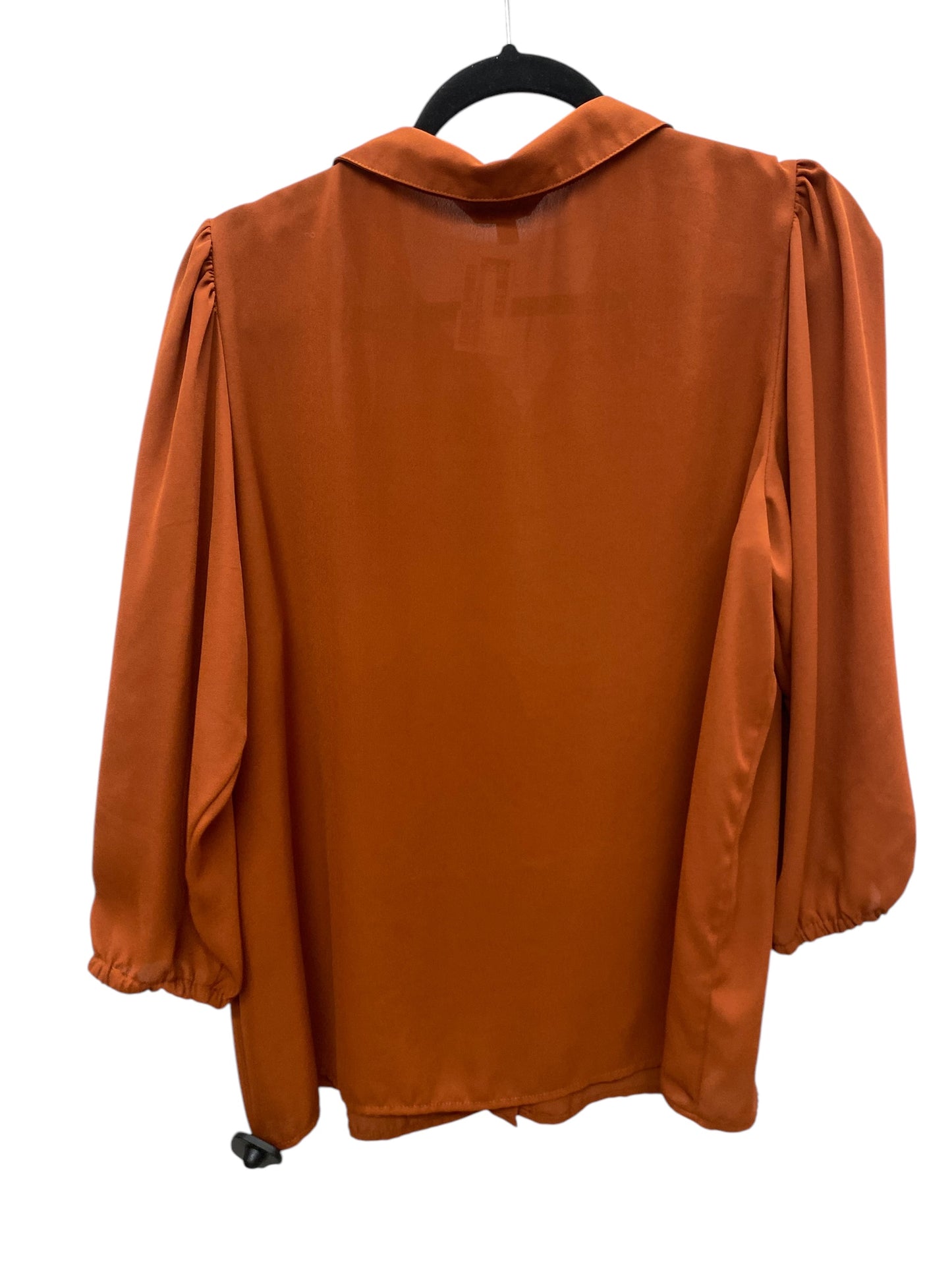 Top Long Sleeve Basic By Nanette By Nanette Lepore In Orange, Size: S