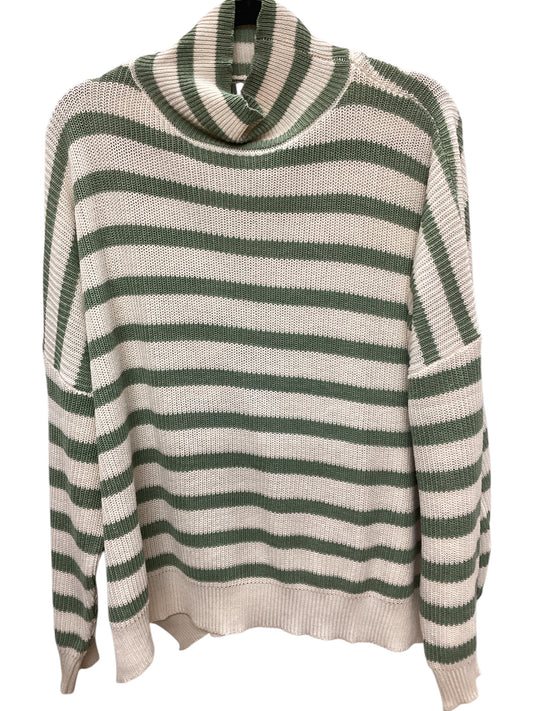 Sweater By Pink Lily In Striped Pattern, Size: L