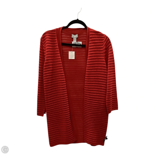 Cardigan By Chicos In Red, Size: M