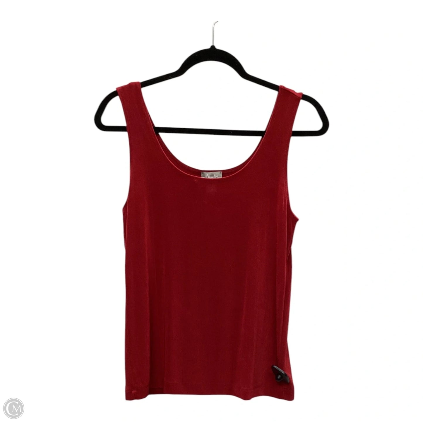 Top Sleeveless Basic By Chicos In Red, Size: M