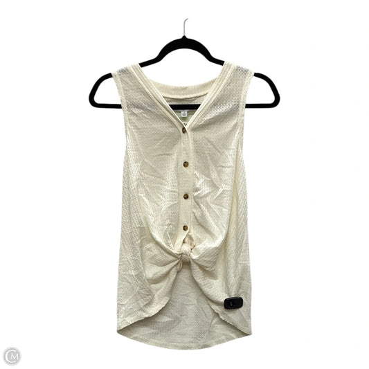 Top Sleeveless Basic By True Craft In Cream, Size: S