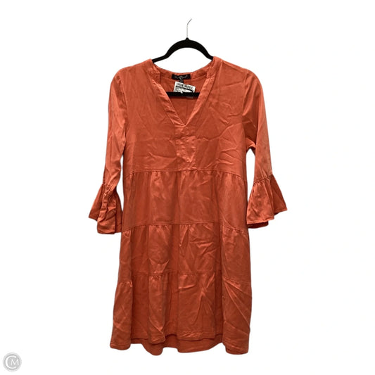 Dress Casual Midi By Velvet Heart In Orange, Size: Xs