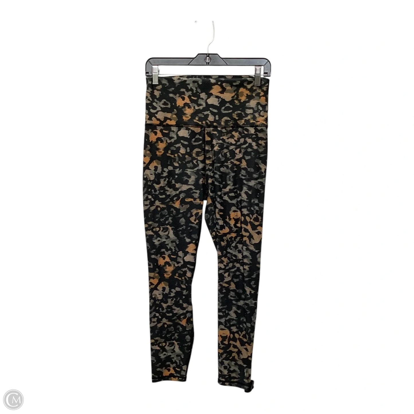 Athletic Leggings By Fabletics In Leopard Print, Size: L