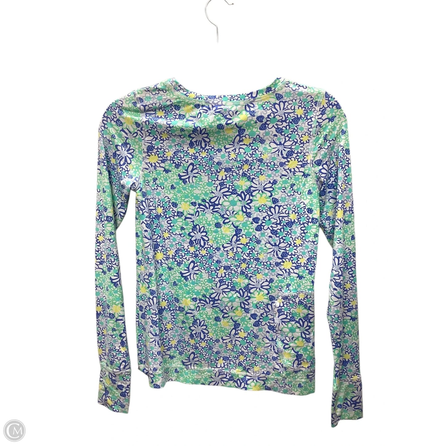 Top Long Sleeve Designer By Lilly Pulitzer In Blue, Size: Xs