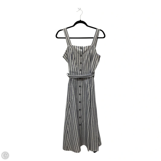 Dress Casual Midi By Clothes Mentor In Striped Pattern, Size: M