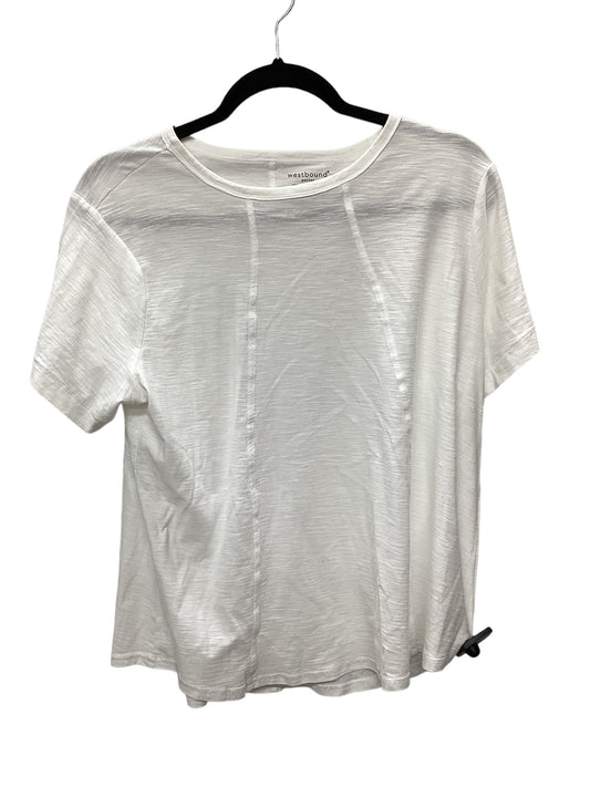 Top Short Sleeve Basic By West Bound  Size: L