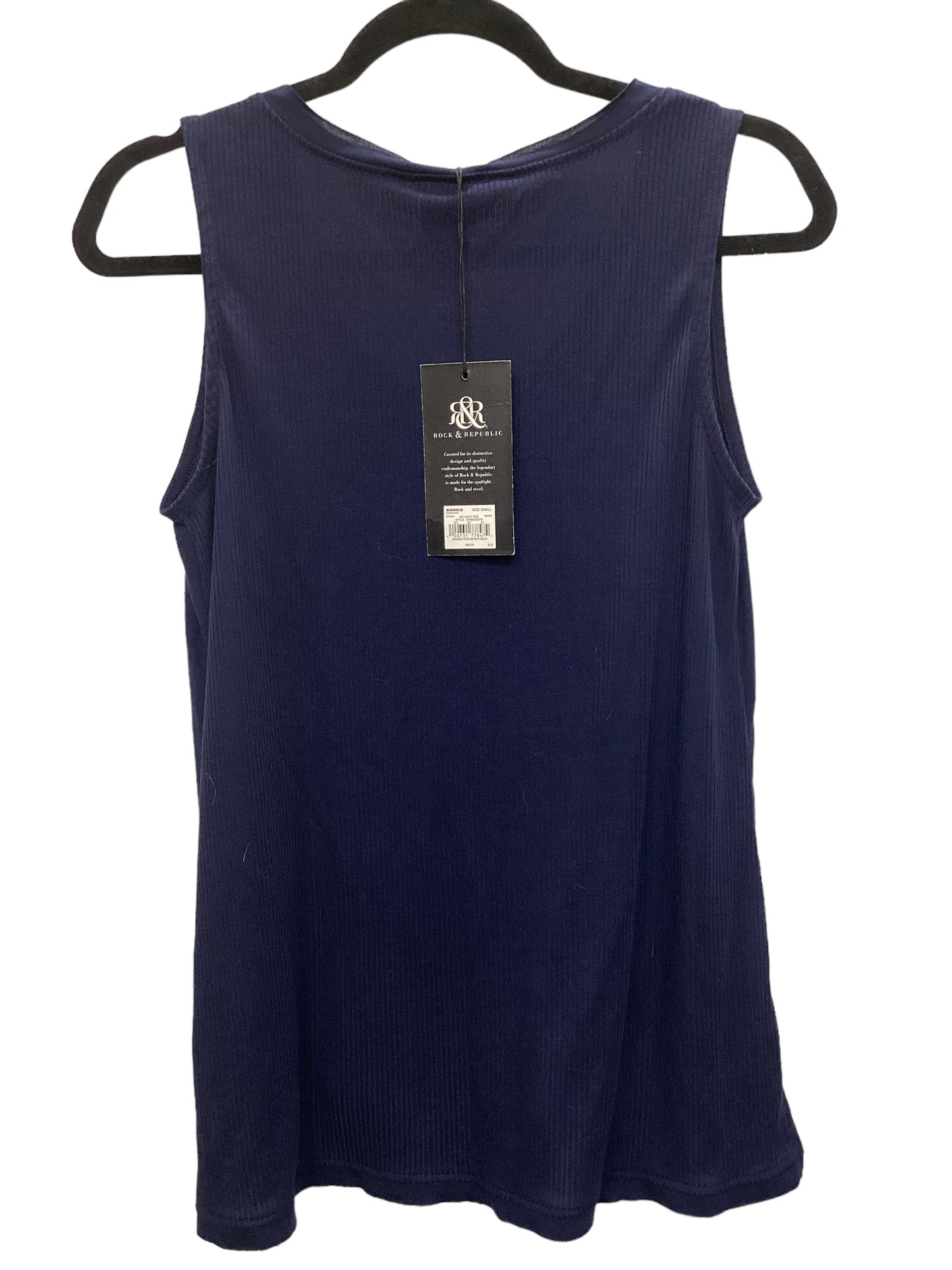 Blue Top Sleeveless Rock And Republic, Size S