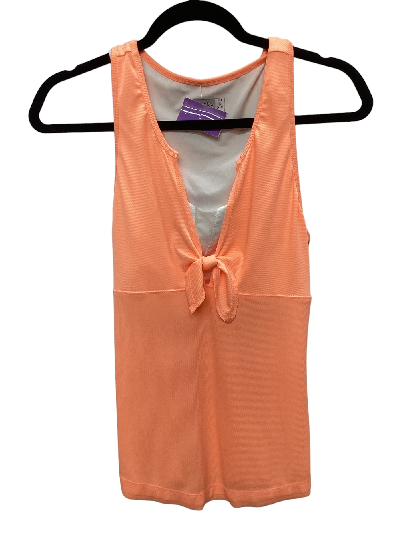 Orange Top Sleeveless Clothes Mentor, Size S