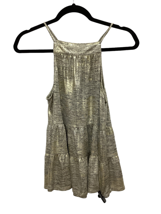 Gold Top Sleeveless Clothes Mentor, Size S