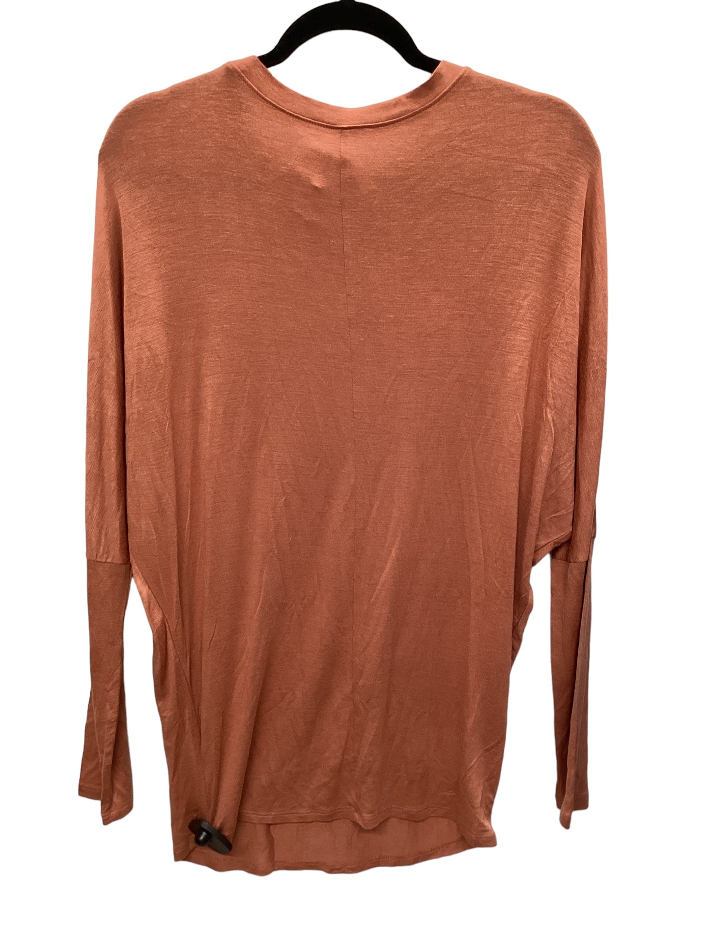 Top Long Sleeve Basic By Active Usa In Coral, Size: L