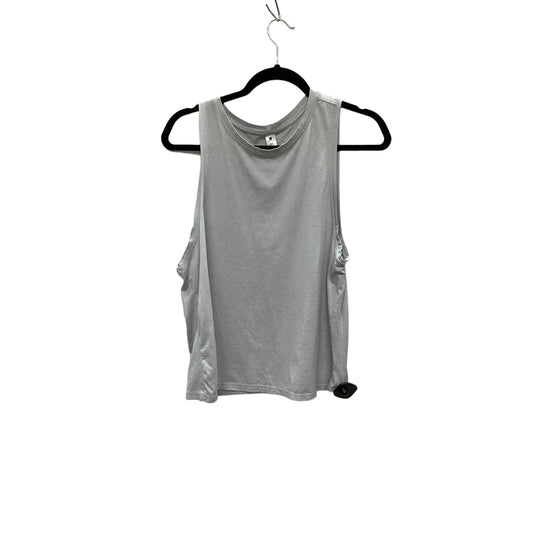 Athletic Tank Top By Yogalicious In Grey, Size: M