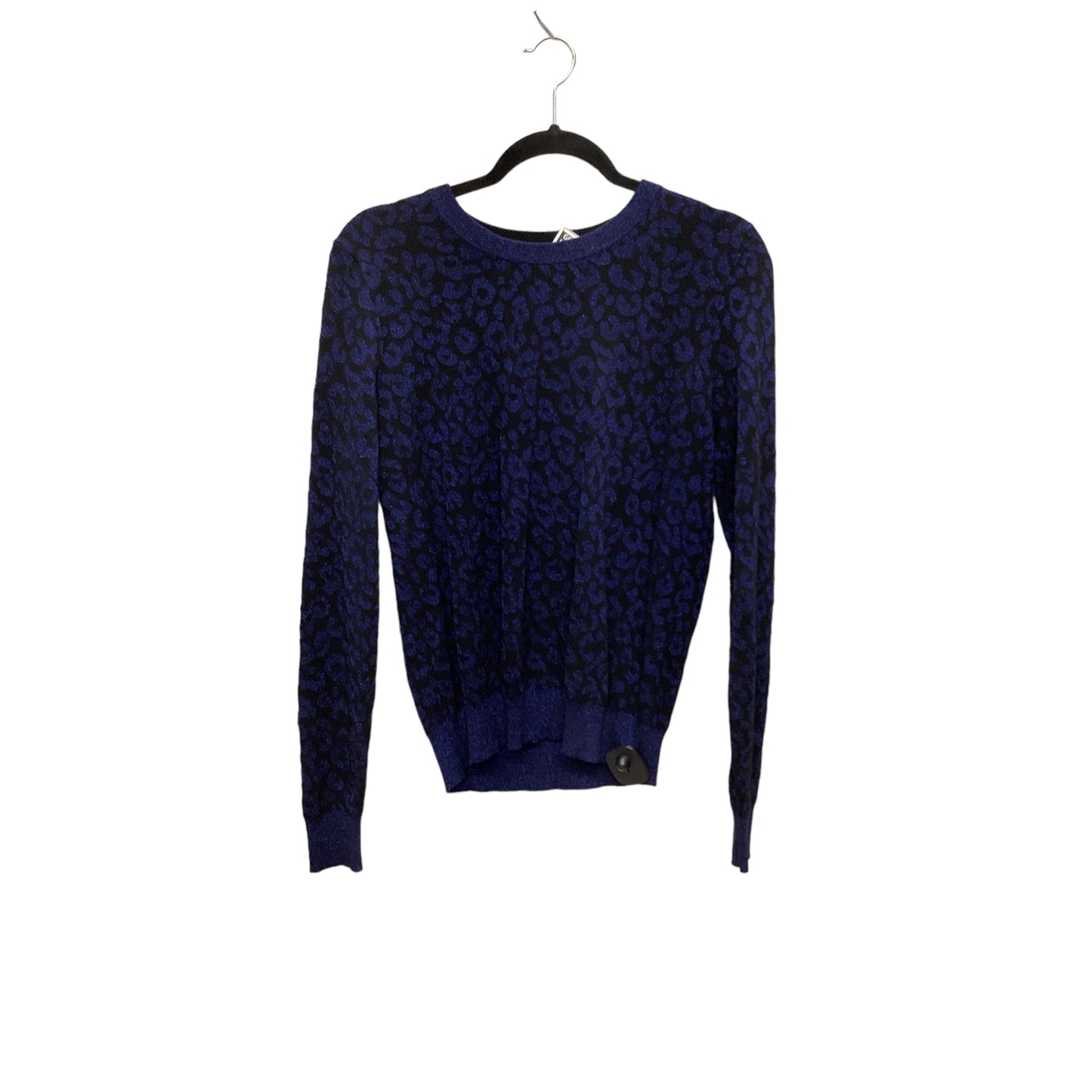 Top Long Sleeve By Banana Republic In Blue, Size: S