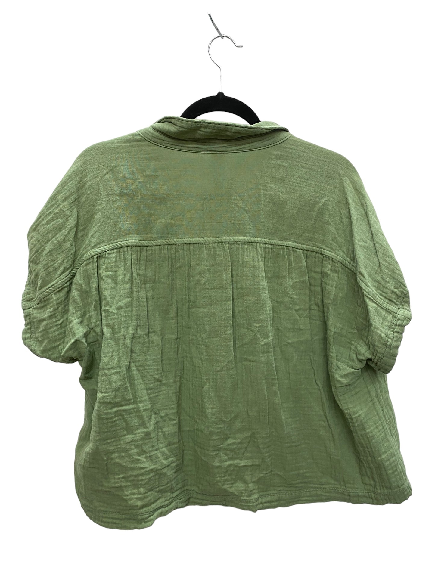 Top Short Sleeve By Old Navy In Green, Size: L