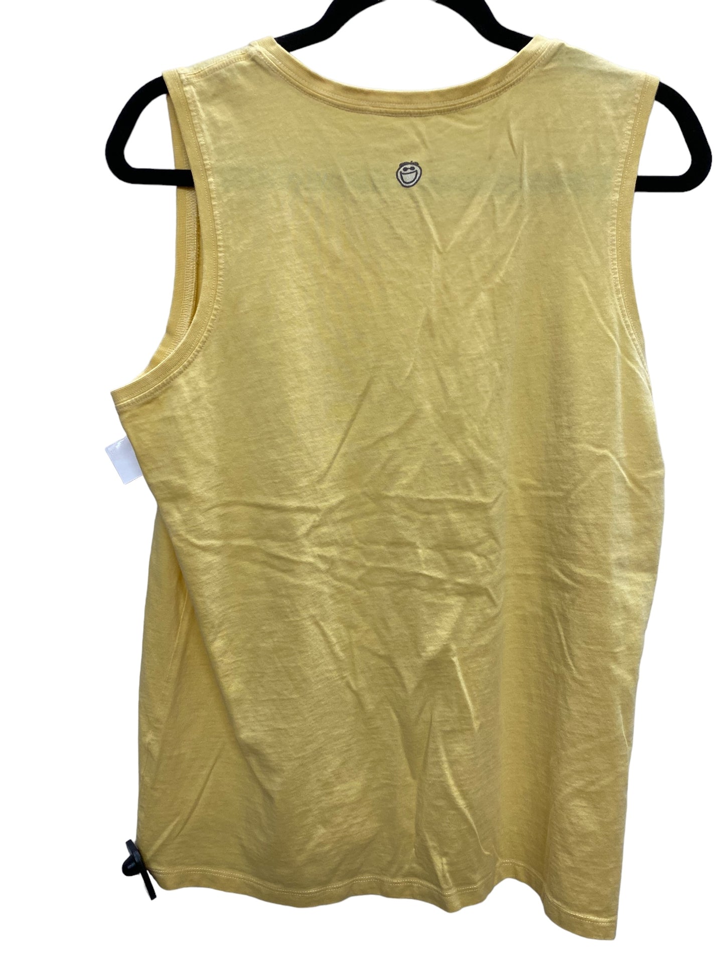 Top Sleeveless By Life Is Good In Yellow, Size: L