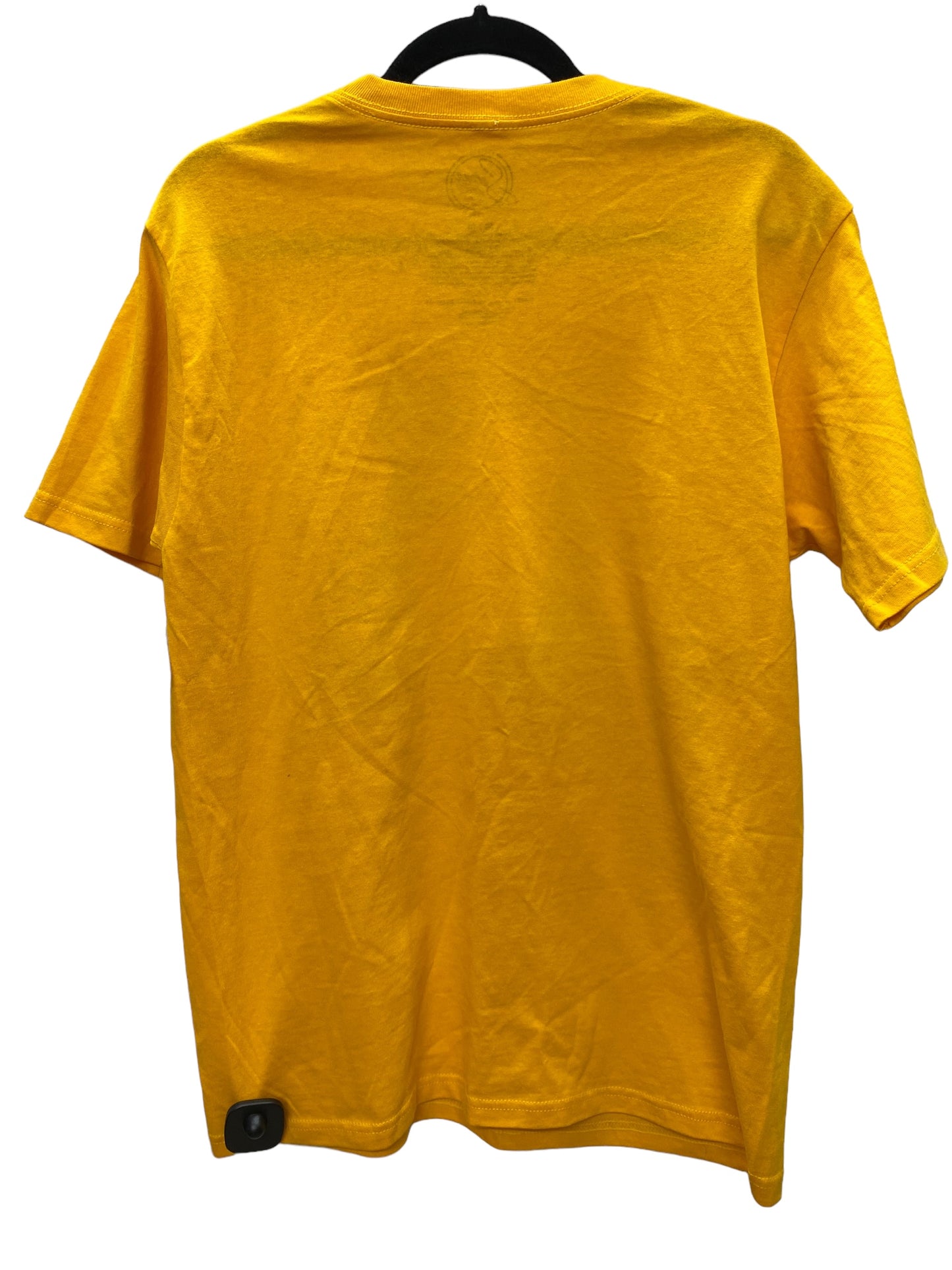 Top Short Sleeve Basic By Clothes Mentor In Yellow, Size: M