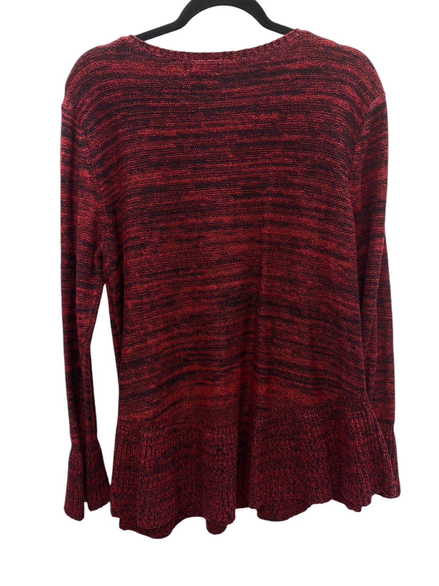 Sweater By Style And Company In Red, Size: Xl