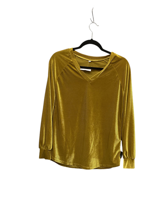 Top Long Sleeve By Clothes Mentor In Yellow, Size: S