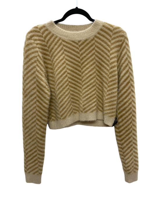 Sweater By Clothes Mentor In Tan, Size: L