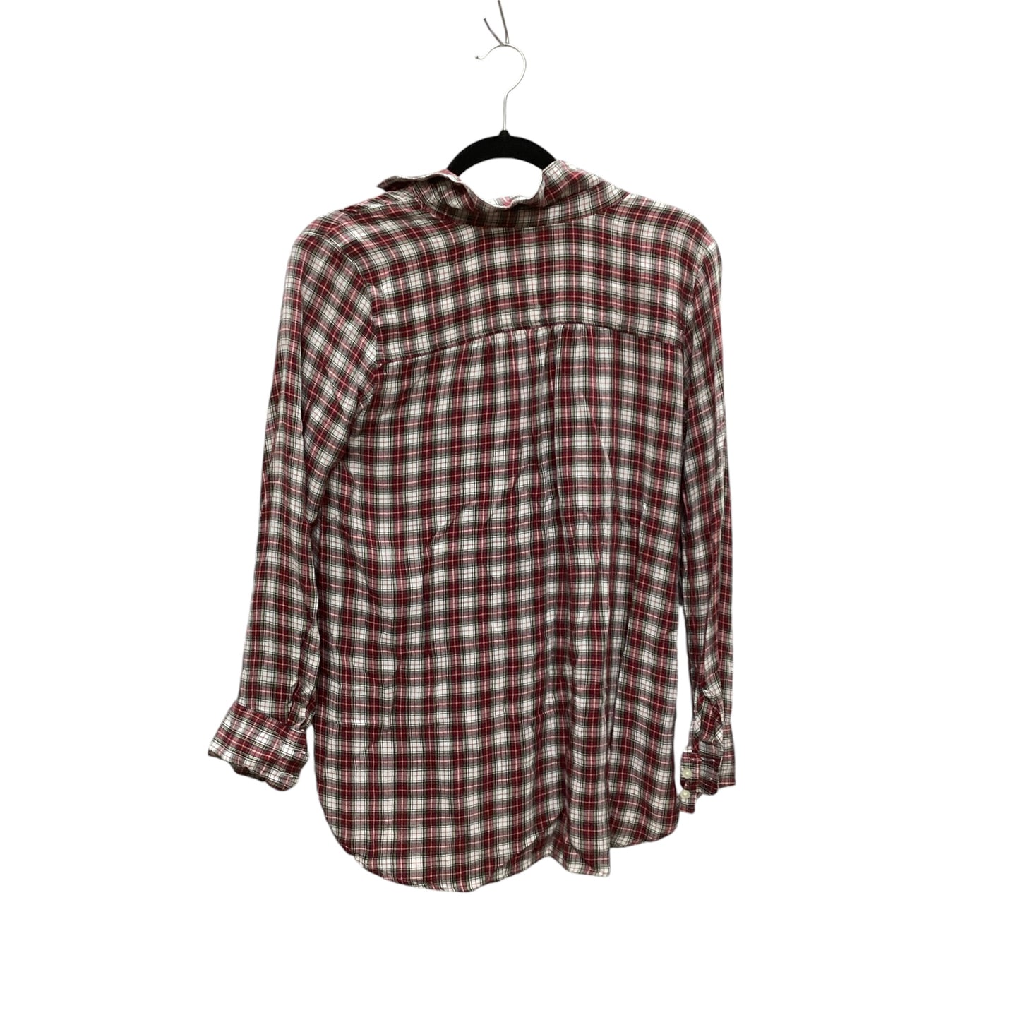 Top Long Sleeve By Loft In Red, Size: S